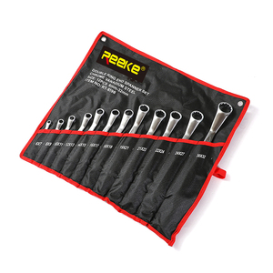 Customizable OEM Industrial Grade Manual Metric Double-ended Wrench <b>Set</b> with Chrome Vanadium Steel and 2000lb-ft <b>Torque</b> Capacity - Product Image 6