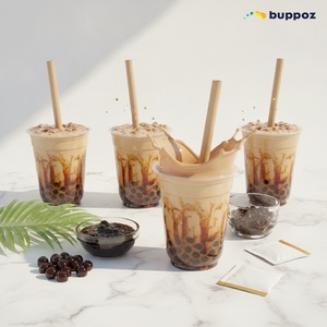 Thé à bulles, prêt à manger, noir, café brun - Product Image 6