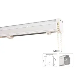 New Arrival Office Aluminum Roman Roller Blinds Accessories Roman Shade Electric Curtain Rails