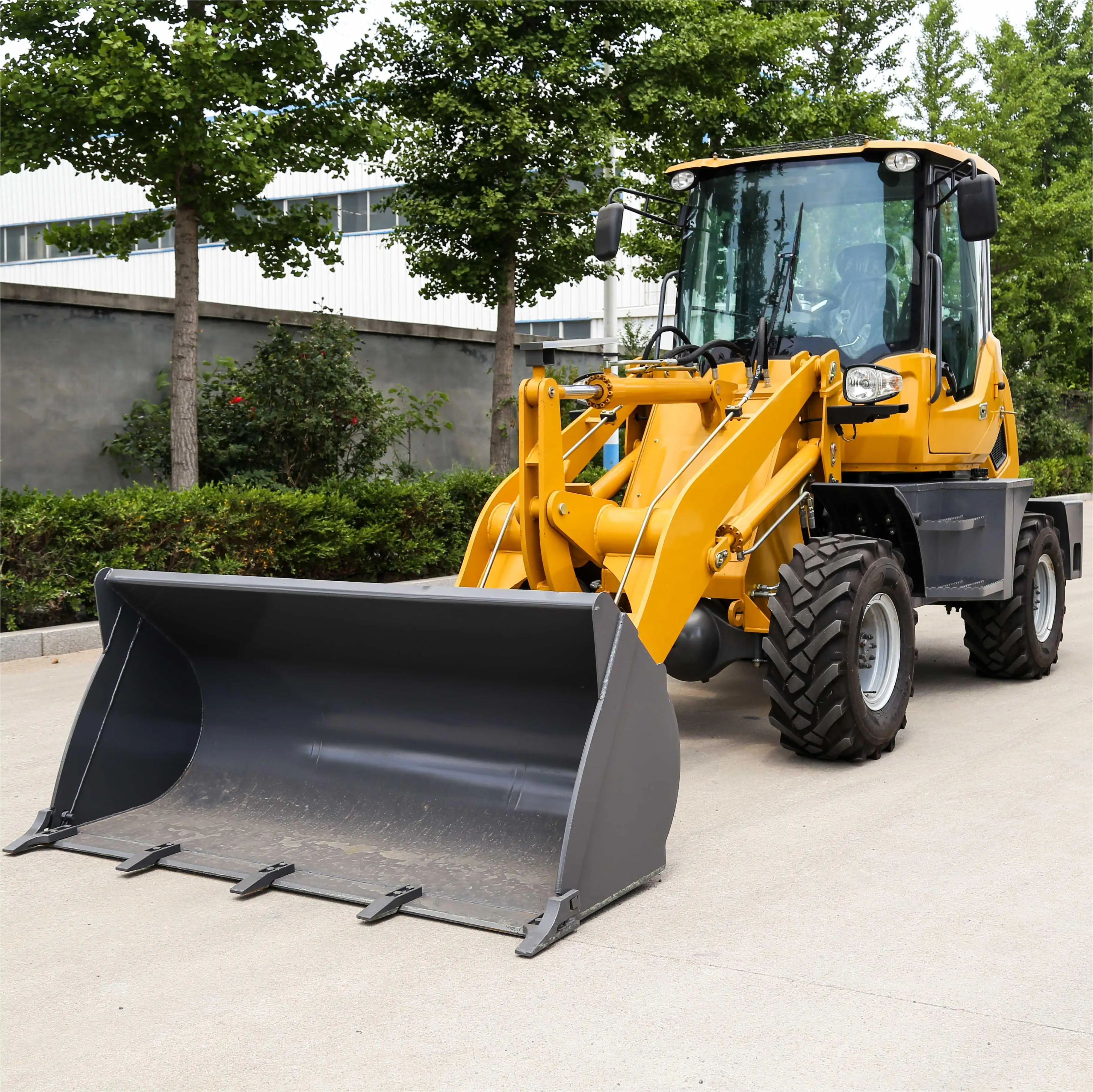 Micro Compact Loaders Articulado Garden Shovel Loader Máquina 936 Pequeno Mini Front End Loader