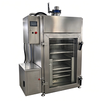 Four à fumage commercial, machine à fumer la viande en acier inoxydable, four à fumer automatique pour saucisses, bacon et poisson pour la transformation alimentaire