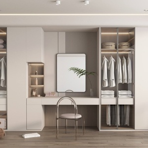 High-End, Affordable Luxury Customizable Bedroom <b>Wardrobes</b> and Walk-In Closets: Modern Design - Product Image 5