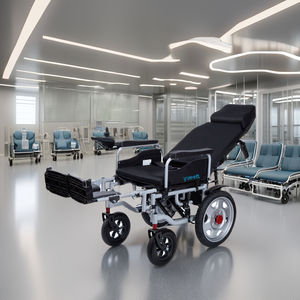 Sedia a rotelle elettrica pieghevole regolabile multifunzione per disabilitare il motore da 500W portatile con schienale alto reclinabile sedia a rotelle elettrica - Product Image 3