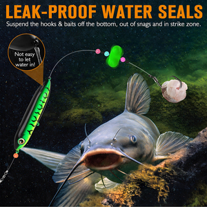 Nouveauté 2026 : Montages flottants pour poisson-chat avec sonnette, pour la pêche en eau salée et la pêche à la leurre, hameçon circulaire en acier à haute teneur en carbone - Product Image 3