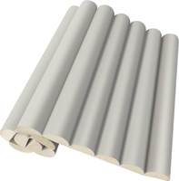 Panneau mural flexible rotatif pour colonne, panneau mural flexible en bois massif, vente directe usine