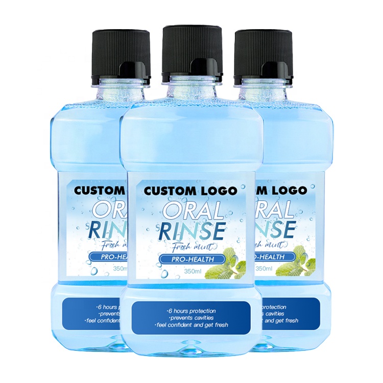 Оптовая продажа, Отбеливающее полотно для рта с мятным ароматом и частным логотипом, полоскание рта, органическое жидкое полоскание рта