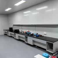 Banc de laboratoire avec évier en acier inoxydable 304, table de laboratoire chimique avec robinet pour laboratoire de recherche