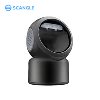 Escáner de Código de Barras Portátil Scangle SGT3300 Negro, Compatible con USB, Lector de Escritorio 2D QR para Comercio Minorista, en Existencia