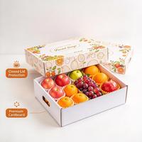Boîte à fruits en deux parties multi-tailles avec plateau compartimenté pour l'expédition de produits frais, vente en gros en vrac – Direct Usine