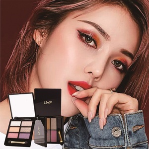 <span class=keywords><strong>UMF</strong></span> Guangzhou fábrica de cosméticos al por mayor polvo Mineral duradero resistente al agua <span class=keywords><strong>6</strong></span> colores sombra de ojos soporte oscuro sombra de ojos personalizada - Product Image 5