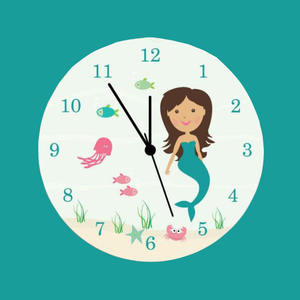 Horloge murale motif coccinelle en bois, pour chambre d'enfant, <span class=keywords><strong>cadeau</strong></span> pour fille - Product Image 6