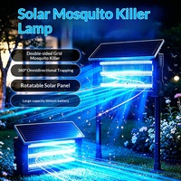 Nouvelle lampe solaire anti-moustiques - Répulsif d'insectes extérieur efficace et étanche pour les jardins