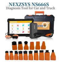 Analyseur de moteur Humzor NS666S 12V 24V Diesel pour camions lourds et légers, outil de diagnostic, dernière version, ajustement universel