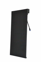 Intérieur Extérieur Fixe Location P3.91 P7.81 P10.4 Transparent Flexible LED Écran Fenêtre Affichage Numérique LED 4500nits 2500nits