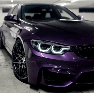 Film Vinyle Adhésif Brillant Violet Nuit pour Voiture, Sans Bulles, Changement de Couleur, pour Décoration Intérieure et Extérieure Automobile, Rouleau pour Carrosserie - Product Image 6