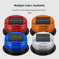 Écran d'affichage LED solaire magnétique réfléchissant à haute intensité prismatique clignotant pour avertissement de circulation nocturne et de chantier