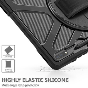 Funda con correa para manos para <span class=keywords><strong>Samsung</strong></span> Galaxy S8 Ultra, funda con diseño giratorio de 360 pulgadas, <span class=keywords><strong>SM</strong></span>-X906 <span class=keywords><strong>X900</strong></span>, 14,6 - Product Image 4