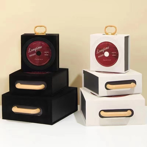 Caja de Cartón Ecológica Impermeable con Logotipo Personalizado de Lujo, Cierre Magnético para Discos de Vinilo y DVD, Empaque de Regalo para el Hogar - Product Image 2