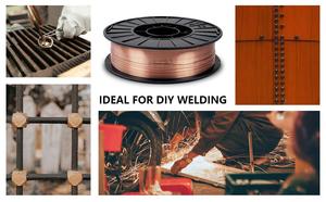 Cina vendita diretta in fabbrica fili per saldatura Mig Co2 filo per saldatura filo per saldatura rivestito in rame Er70s-6 5kg 15kg/bobina - Product Image 3