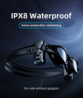 Électronique Natation Sports Casque Conduction Osseuse Casque Ipx8 Étanche avec Mémoire MP3