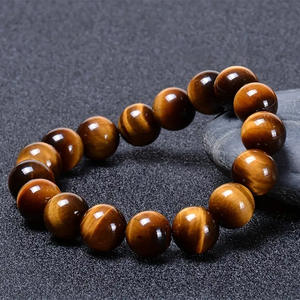Pulsera de cuentas de ojo de tigre, joyería curativa y equilibrante, pulsera de cuentas de yoga con difusor de piedra de lava para hombres y mujeres - Product Image 4