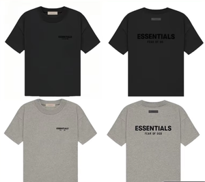 T-shirt Essentials Fear of God surdimensionné en coton, streetwear, manches courtes, <span class=keywords><strong>d</strong></span>écontracté, pour hommes et femmes, hip hop, mode estivale - Product Image 1