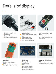 Vente directe d'usine Grue Télécommande Radio industrielle Télécommande sans fil pour chariots télescopiques - Product Image 5