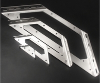 Support de Table Pliante Banc Triangle Réglable En Acier Inoxydable L Angle Étagère De Montage Murale Supports De Table Pliante En Métal