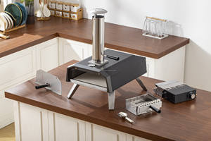 Fournitures de jardin Four à pizza à granulés de <span class=keywords><strong>charbon</strong></span> de bois <span class=keywords><strong>Barbecue</strong></span> Four à pizza en bois d'extérieur - Product Image 3