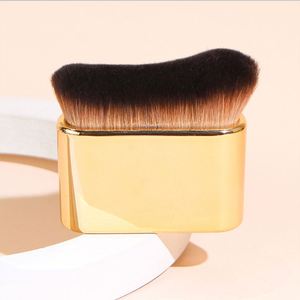 Pinceau de fond de teint de bonne qualité, professionnel, doux, pailleté, pour huile corporelle, pinceau de maquillage, logo personnalisé - Product Image 1