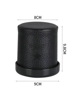 Juego de <span class=keywords><strong>Yatzy</strong></span> de Cinco Dados en Oferta, Vaso para Dados de Cuero PU con Dados - Product Image 2
