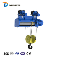 Nouvelle treuil électrique à câble en acier Dejun Mini pour béton, capacité de 10 tonnes, protection IP54, vitesse de levage de 7 m/min, pour usage en construction