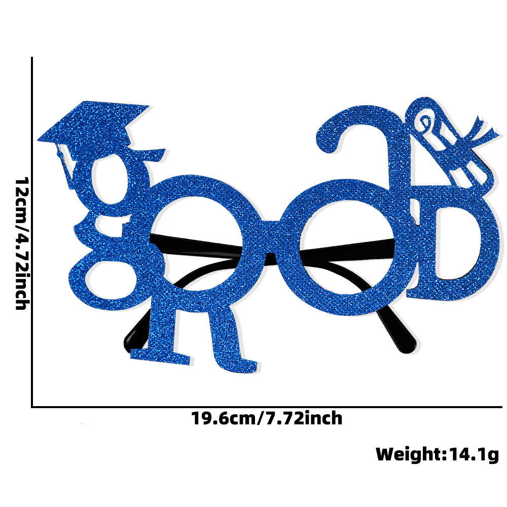 Blue grad letter model