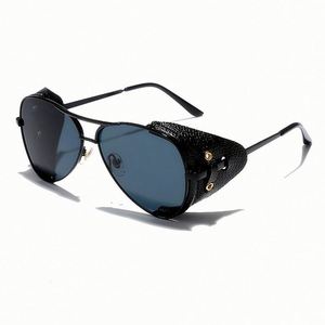 2021 New Arrivals Fashion UV400 Water Shaped <b>Sunglasses</b> Small Metal <b>Sunglasses</b> Steampunk <b>Sunglasses</b> Women - Product Image 5