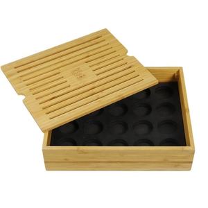 Caja de Joyería Rectangular de Madera MDF Hecha a Mano, Ecológica y de Primera Calidad, con Tapa Extraíble, Caja de Regalo de Lujo para Joyería y Té - Product Image 1