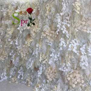 SPR Bouquet da sposa a parete di fiori artificiali in seta ortensia per matrimonio decorazione glicine decorativo finto - Product Image 6