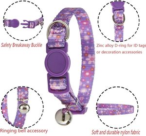 Manufacturer Wholesale Custom logo Nylon Cat Collar with <b>Bell</b> - Product Image 4