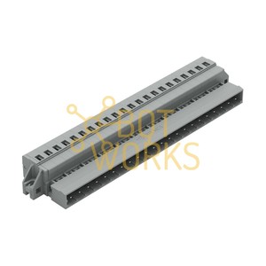 Per 231622019000 - Nuovo Supporto per Guida DIN in Plastica Grigia 600V 32A 18P - Product Image 1
