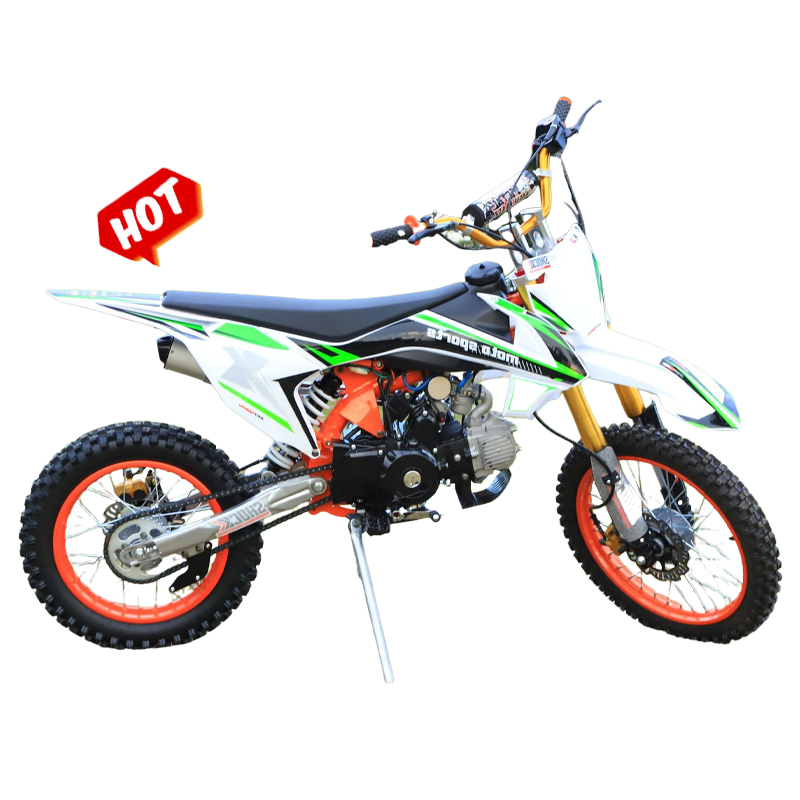 Vente chaude d'occasion Heavy Dirt Bike 125CC Motocross avec moteur de fourche arrière en alliage sécurité moto rapide