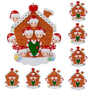 Natal Família Pingente Feliz Natal Decorações Para Casa Navidad 2023 Árvore De Natal Ornamento Pendurado Ano Novo 2024