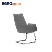 EGROspace Mobilier Moderne de Haute Qualité, Chaise de Bureau en Cuir de Luxe pour Réunion, Réception, Visiteur, et Fauteuil Inclinable pour Invité