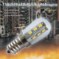 Offre Spéciale 1.5W & 2W T19 T20 LED Mini-E12 ampoule lumières avec corps en verre blanc chaud DC12V 24V E14 Ba15d Base pour un usage résidentiel