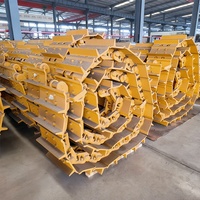 Pièces de train de roulement pour bulldozer et excavatrice, ensemble de semelles de chenille pour bulldozer