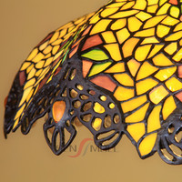 Lampe de bureau en verre teinté en cuivre pur de style européen vintage haut de gamme, vente directe en gros de l'usine chinoise Sensmuel