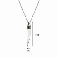 Titane Acier Mini Souhaitant Bouteille Tourner La Vis Peut Être Ouverte Petite Bouteille Pendentif Collier Fœtal Cheveux Cinabre Bouteille En Verre