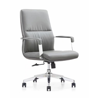 Fauteuil de direction ergonomique contemporain de luxe en cuir synthétique avec massage, pivotant et inclinable, cadre en bois