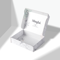 Boîtes d'expédition blanches avec logo personnalisé pour les petites entreprises, petites boîtes en carton ondulé pour l'emballage, boîtes cadeaux