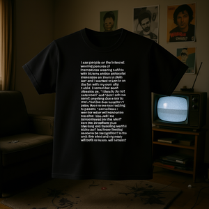 Maglietta divertente Weirdcore con meme, t-shirt sardonica e ironica, regalo inedito e scherzoso - Product Image 3