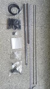 Aiguille de pêche sous-marine en acier à ressort 6.5/7/7.5/8mm 90-190cm, type aileron de requin, <span class=keywords><strong>pointe</strong></span> tricut en acier <span class=keywords><strong>Sprint</strong></span>, noire - Product Image 5