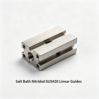 Rails de guidage linéaires en acier inoxydable nitrué SUS420 pour bain de sel |   Rails de haute précision résistants à l'usure pour machines CNC avec électroérosion à fil